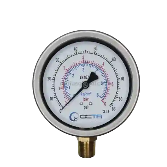 เกจวัดแรงดัน pressure gauge octa nuovafima gb100 radiusglobal r1 1 555x555